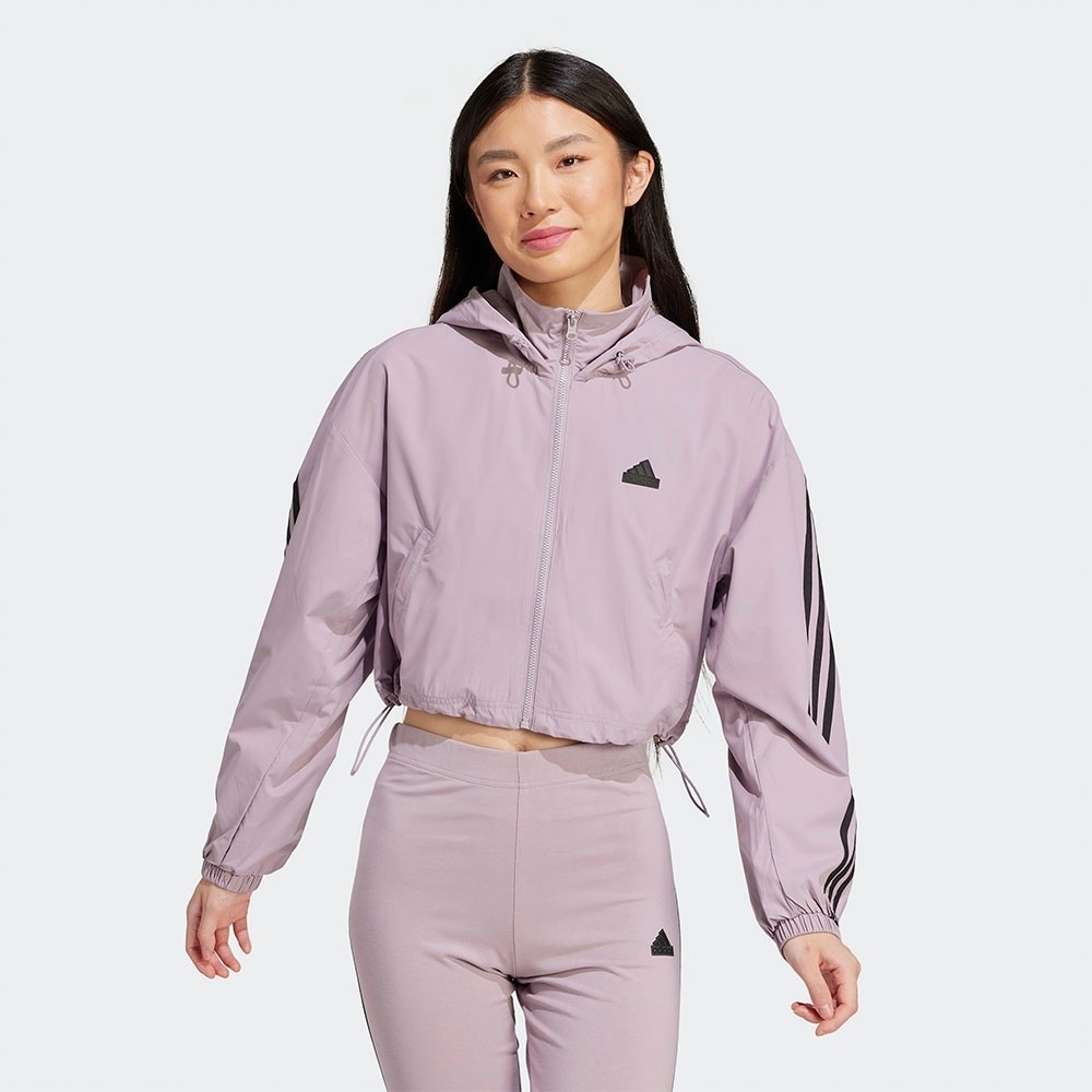 アディダスフューチャーアイコン 3S ウーブンウインドブレーカー-パープル/IP1573