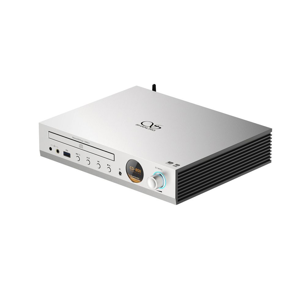 シャンリン CD80II-SV コンパクトデスクトップCDプレーヤー（シルバー）Shanling CD80　 CD80IISV