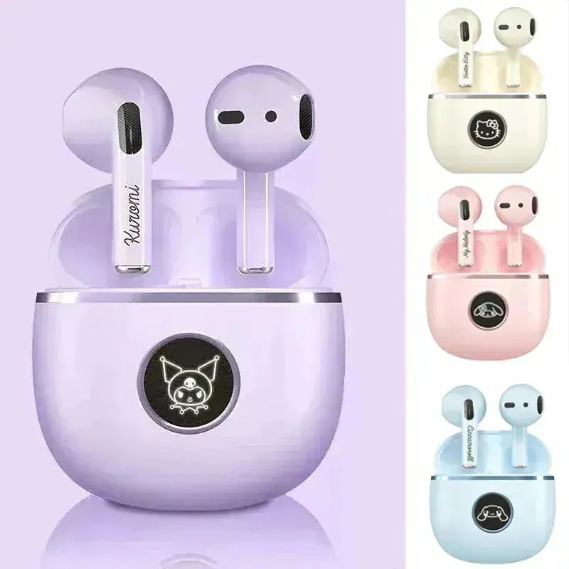 【2個買うと1個無料】サンリオメガ割 ワイヤレスイヤホンクロミちゃん光れる Bluetooth 5.1ワイヤレスイヤホン 安心品質保証全機種対応 キティちゃんマイメロハローキティシナモロール