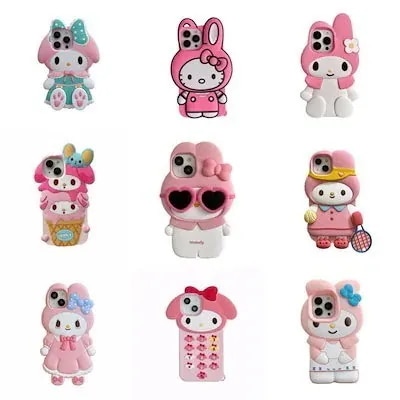スマホケース マイメロディ iPhoneケース かわいい キャラクター シリコンケース 対応機種