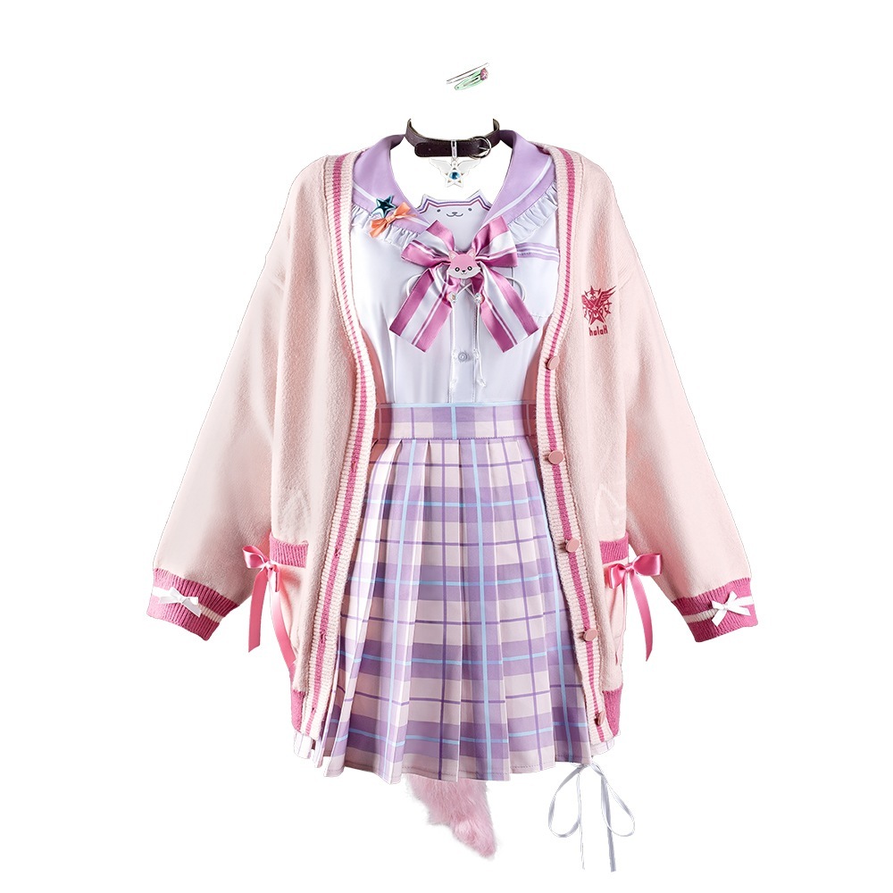 バーチャルYouTuber　VTuber コスプレ 白制服 博衣こより　コスプレ衣装