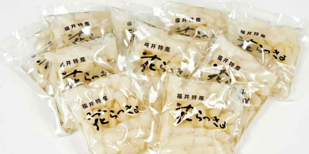 越前三年掘り 福井県産花らっきょ甘口(60g×10袋)