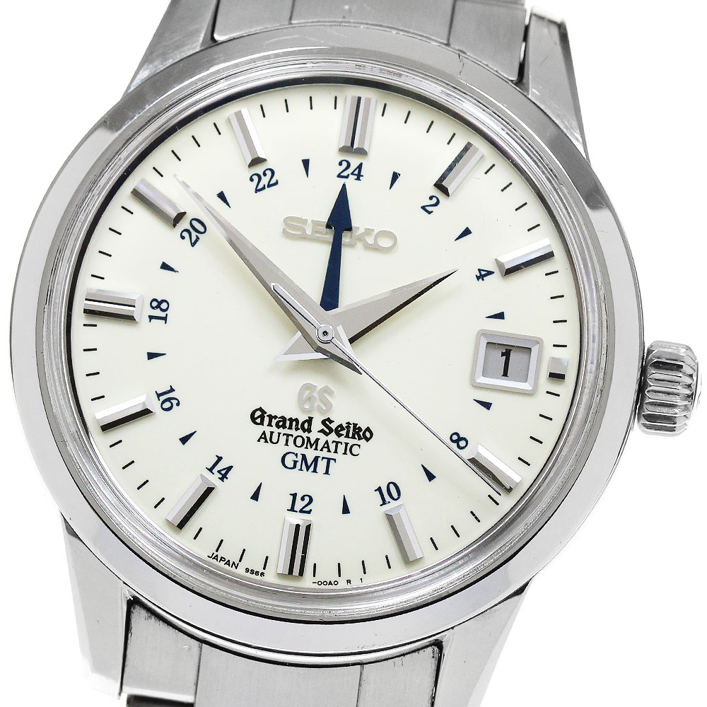 セイコー SEIKO SBGM023/9S66-00A0 グランドセイコー メカニカル GMT 自動巻き メンズ _843568【中古】