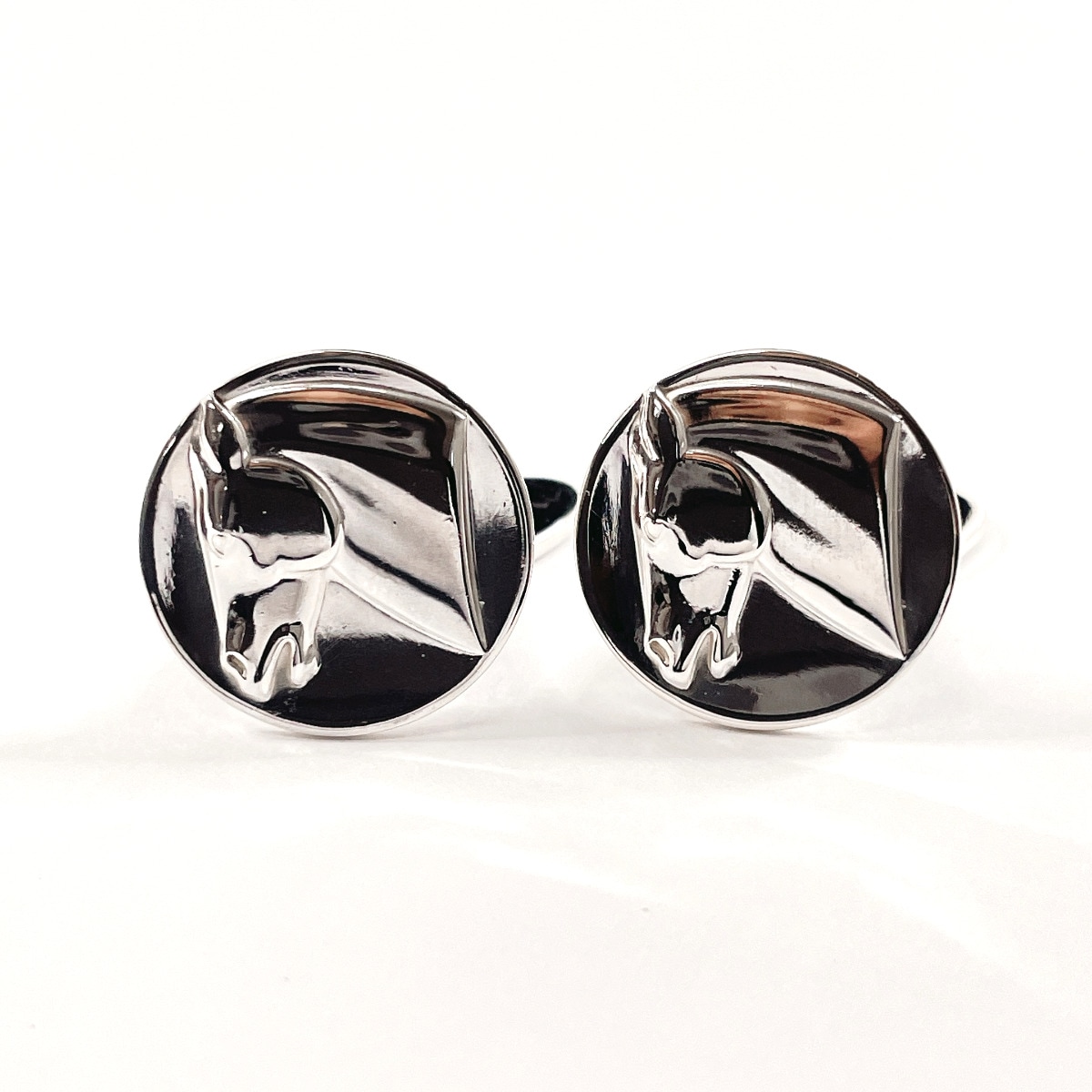 Georg Jensen ホースモチーフ カフス シルバー シルバー925 メンズ