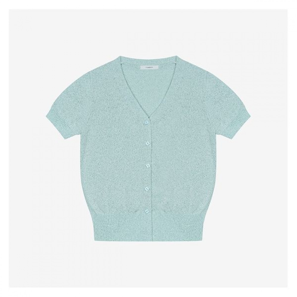 [イザベイ] ブークルショートスリーブニットカーディガン (VKCCE7952)