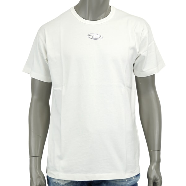 DIESEL ディーゼル T-NORM-IOD/オーバルDロゴ　Tシャツ/A20297 0JMBB 141