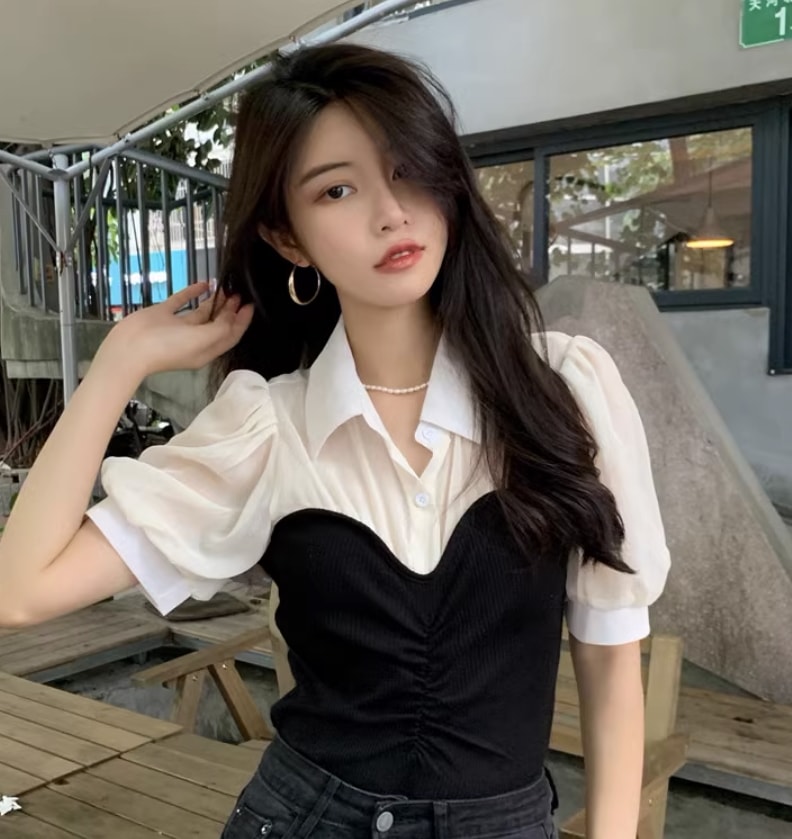 トップス デート モテアイテム ブラウス シャツ シースルー 大人可愛い きれいめ 上品 おしゃれ かっこいい 大人可愛い ラブリー キュート ガーリー クール モード系 セクシー エレガント 存在感