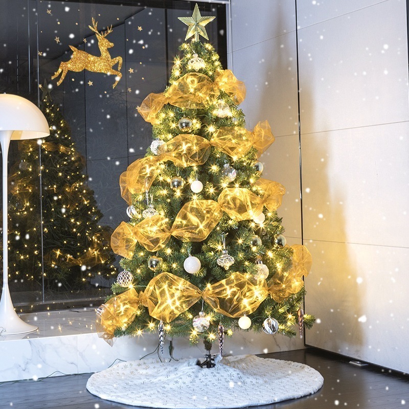 1.2/1.5/1.8/2.1m クリスマスツリークリスマスツリー折りたたみクリスマス大型人工発光pvcプラスチック