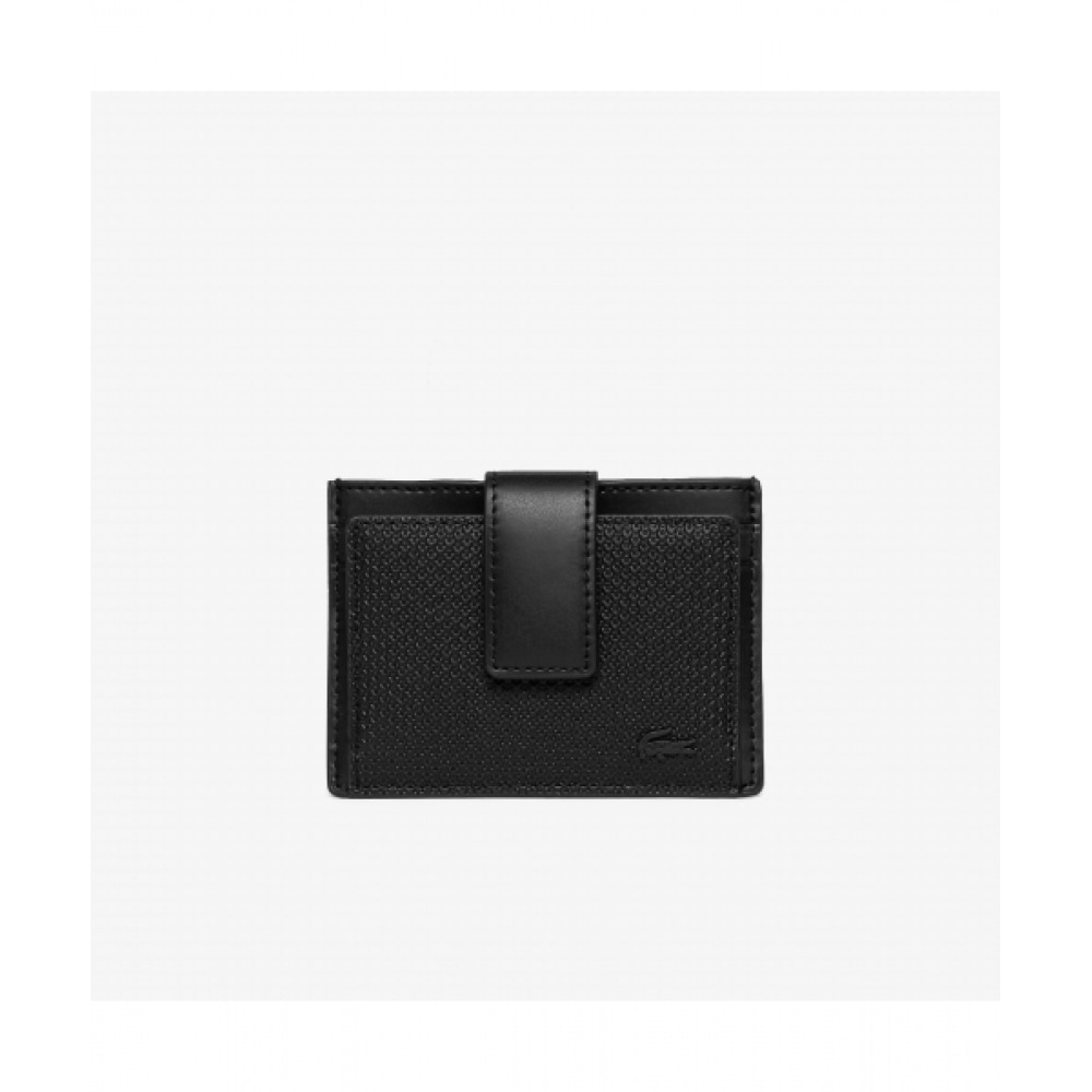 LACOSTE メンズシャンタコカードホルダー [ブラック] 11,588円
