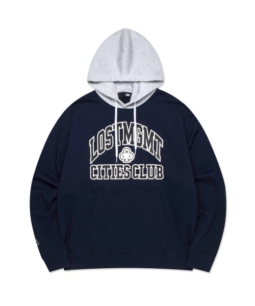 23SS CLUB ATHLETIC TWO TONE HOODIE 韓国正規品