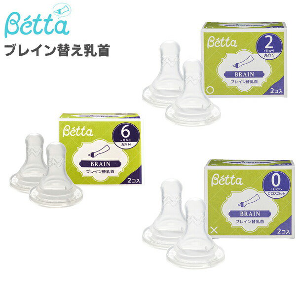 Qoo10] ベッタ 哺乳瓶 Betta ブレイン 替