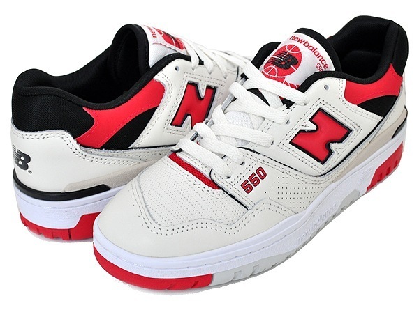 BB550VTB widthD シーソルト トゥルーレッド ホワイト