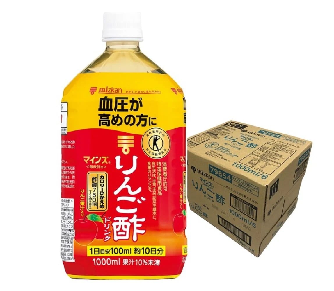 ミツカン マインズ (毎飲酢) りんご酢ドリンク 1000ml×6本 [トクホ] 飲むお酢 リンゴ酢