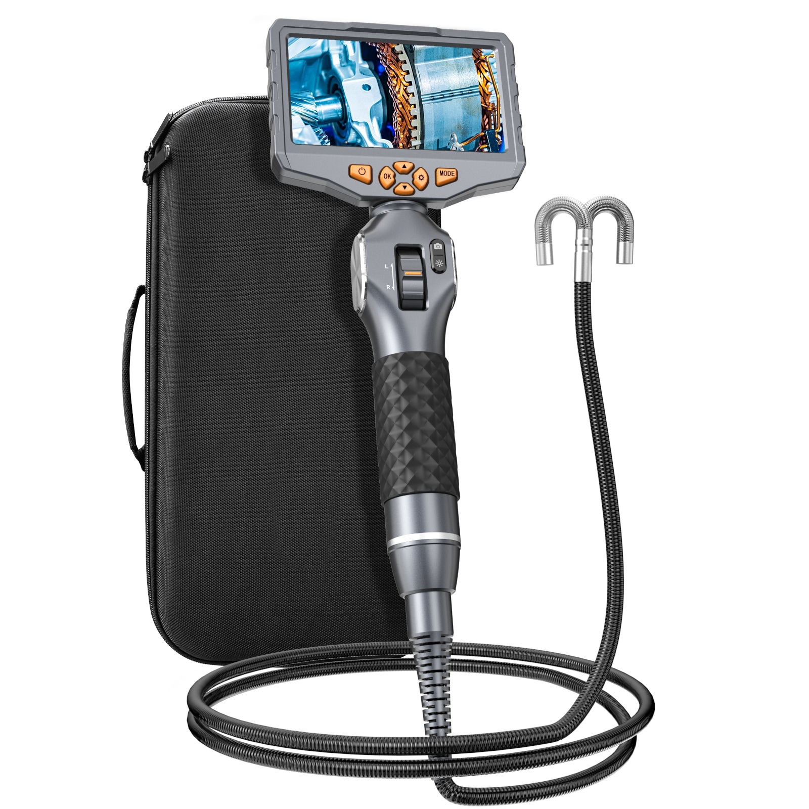 直径6.2mm 先端可動 ファイバースコープ 内視鏡カメラ デジタル内視鏡 先端可動式 工業内視鏡 31,459円