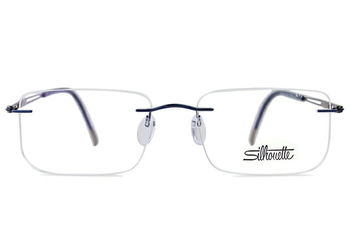 シルエット Silhouette 5521 4542 チタンネクストジェネレーション (TNG) ブルーミッドナイト BLUE MIDNIGHT EY 眼鏡 オーストリア製 ツーポイント 記憶形状