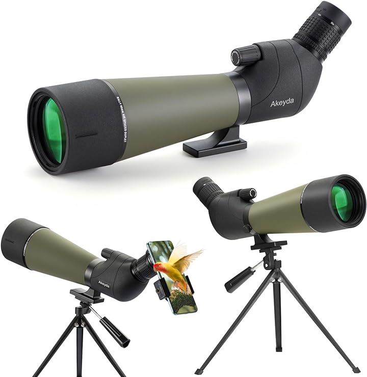 20-60x80mm フィールドスコープ 望遠鏡 バードウォッチング 高倍率 単眼きょう スマホ 望遠スコープ アーチェリー 野鳥観察 星空観察 星雲