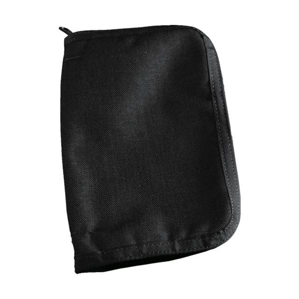 （まとめ）ライトインザレイン横開きノートブック用カバー ブラック C980B 1個[x3セット]