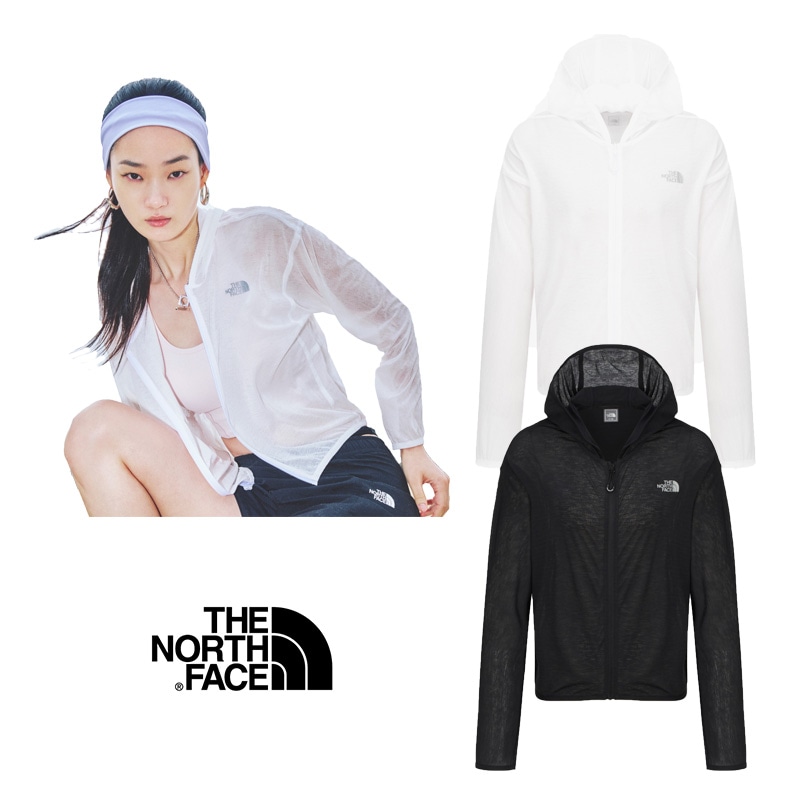 NJ3LR39 WS VEILER MESH JACKET レディース ウィンドブレーカー 薄手 薄い 軽い 防寒 フード 夏 紫外線 海水浴 海 ラッシュガード オーバーサイズ 韓国 黒 白ショート