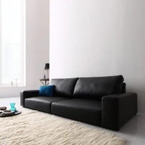 ローソファー 3人掛け おしゃれ ワイド肘 ロータイプ こたつソファ