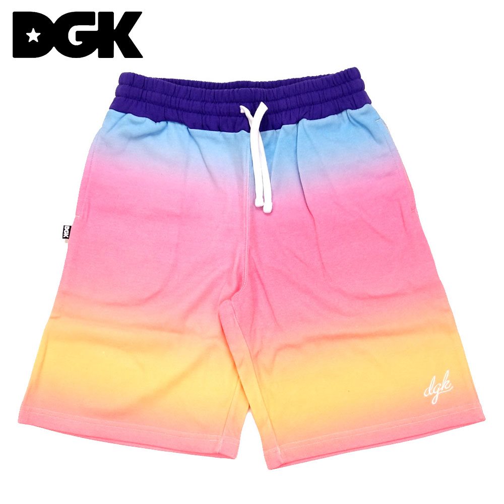 DGK/ディージーケースウェットショーツ ハーフパンツ タイダイ/DGK Venice Custom Fleece Shorts Multi 7,810円