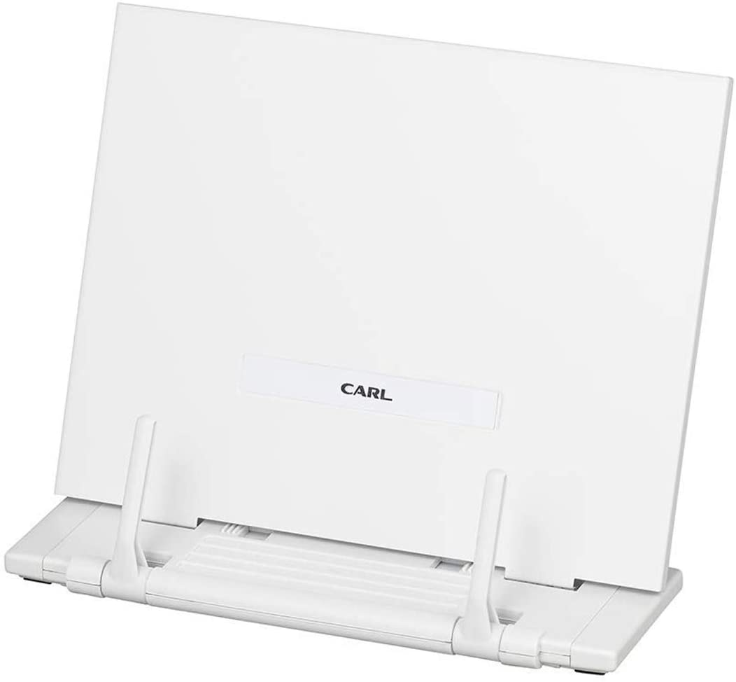 （まとめ買い）ブックスタンド ホワイト BKS-820-W [x3]