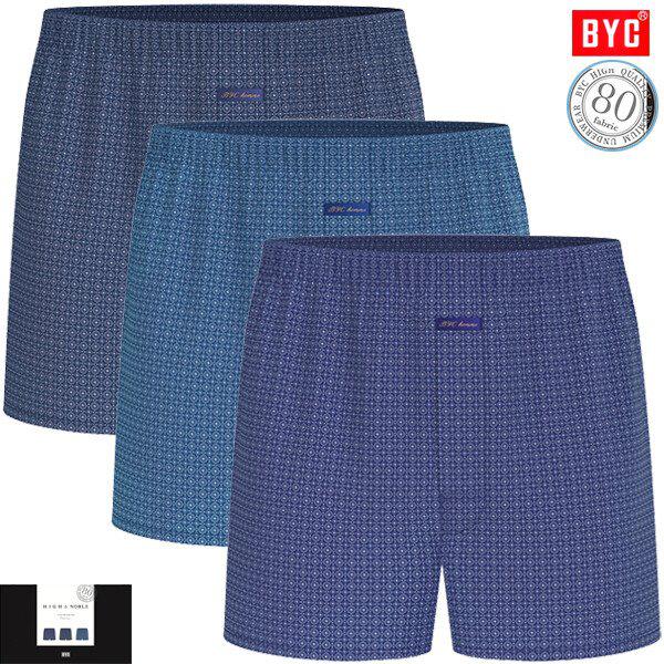 軽快なパターンハイエンノブル80番手トランクスパンツ3枚入りMCG1501