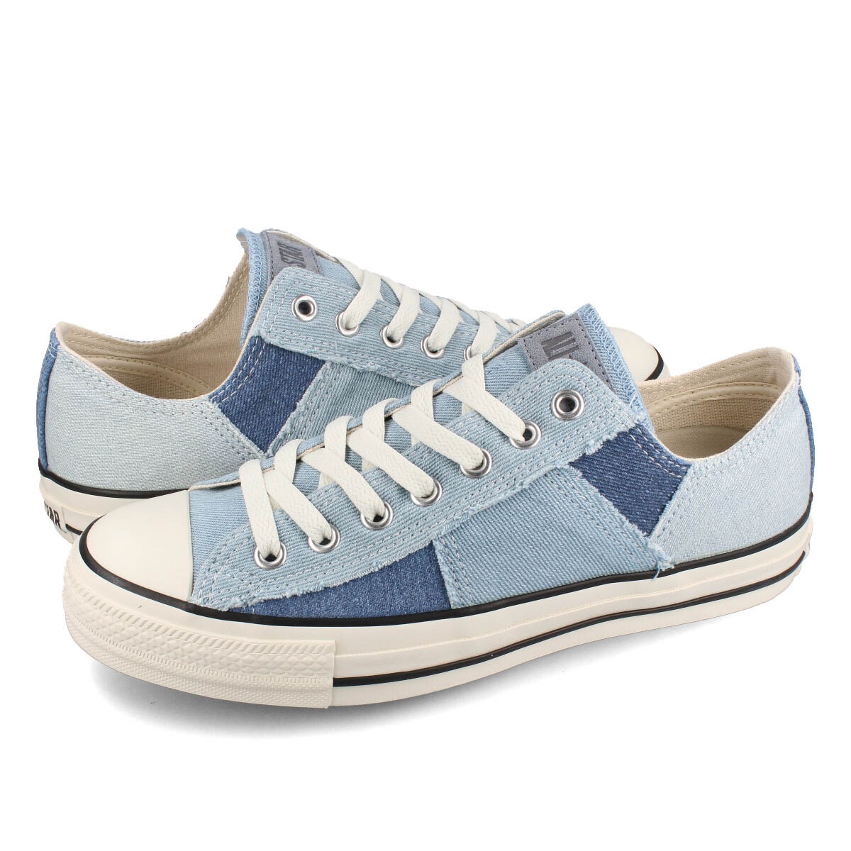 CONVERSE ALL STAR (R) DENIM PATCHWORK OX LIGHT BLUE