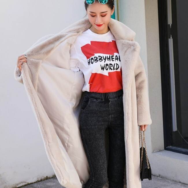 アウター コート ロングコート 上着 ロング丈 袖付き 長袖 襟なし 前開き ポケット もこもこ 6,612円