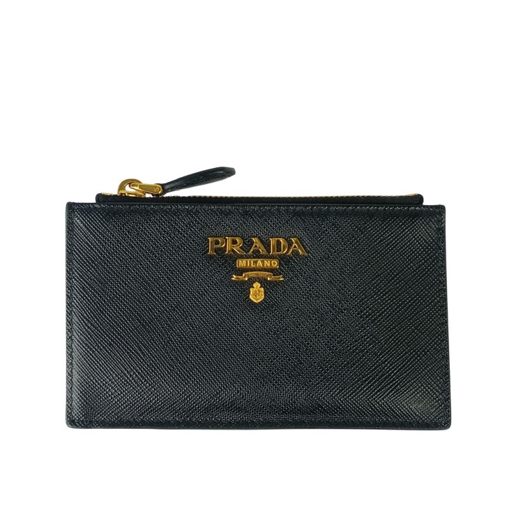 コインケース 1MC086 SAFFIANO MULTIC サフィアーノ - カードケース ゴールド金具 NERO+IBISC系 小銭入れ コインパース 人気 ブランド プレゼント メンズ【本物保証】