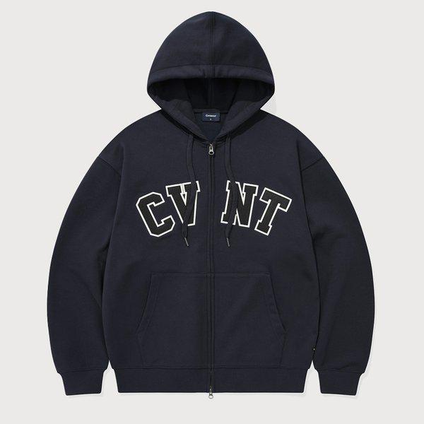 CVNT フード付きジップアップ ダークネイビー CO2601HZ14DN