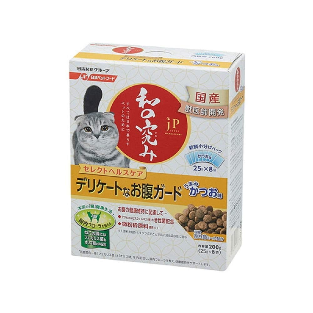 ジェーピースタイル キャットフード 和の究み セレクトヘルスケア 腸内フローラを整えお腹の健康維持サポート 200g×12個 (ケース販売)