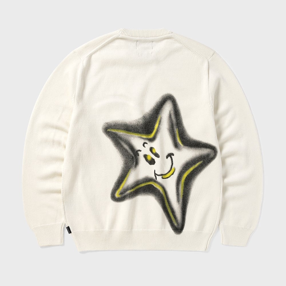 ディスイズネバー댓 Star Knit Sweater Ivory