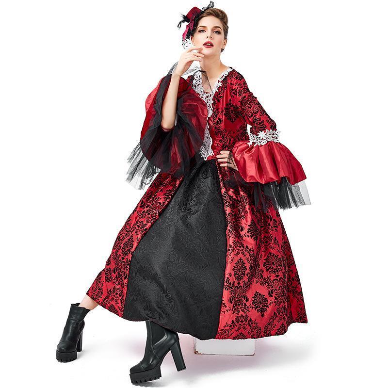 「新作入荷* 短納期」衣装 ベリーダンス ハロウィン スペイン吸血鬼 レディース ダンサー 大人用コスプレ衣装 コスチューム