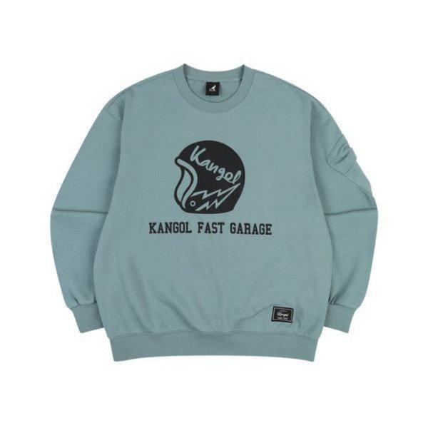 長袖Tシャツ CQK KQFC-RT17660KH CRS バイカースウェットシャツ 1766 カーキ