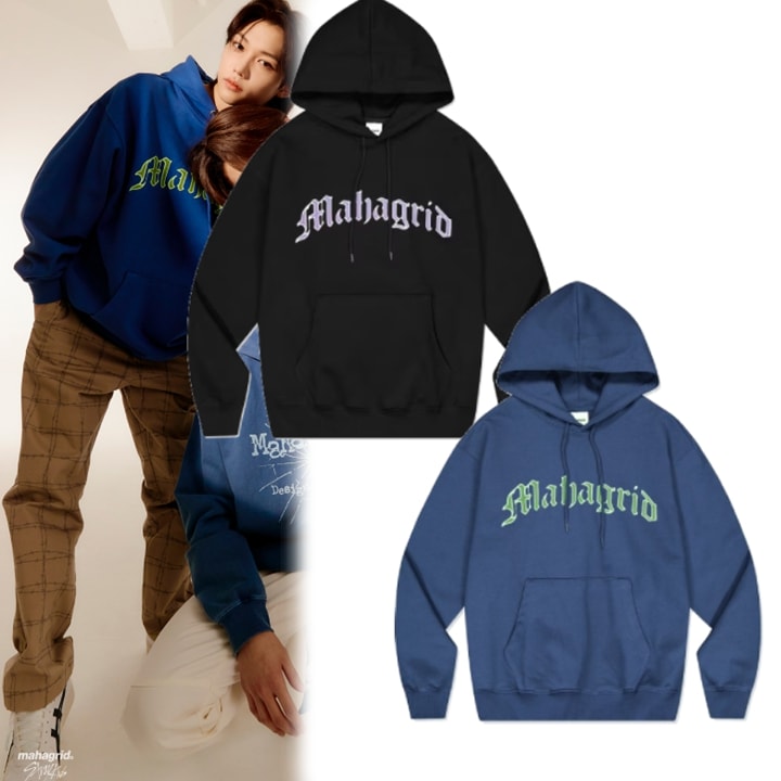 [Stray Kids Felix 着用]GOTHIC LOGO HOODIE/スキズ / Stray Kids 着用