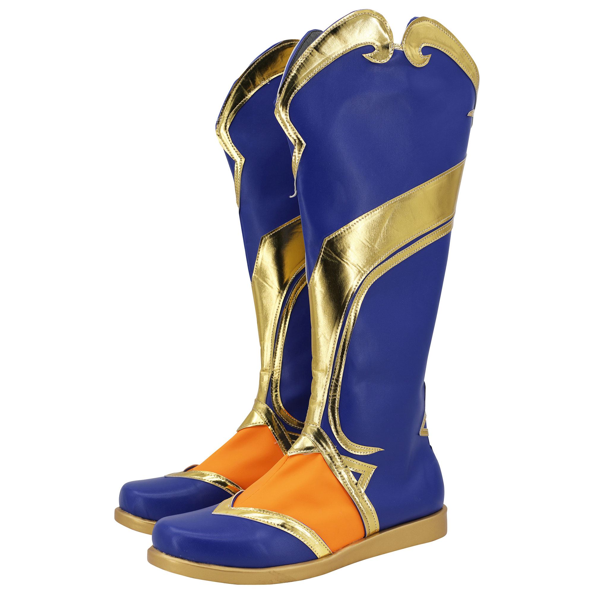 ガイア 帆影に戯る風 原神 げんしん Genshin コスプレ 靴 ブーツ コスプレ靴 コスプレブーツ カスタマイズ可能903161