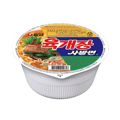 農心ユッケジャンカップラーメン86g x24個