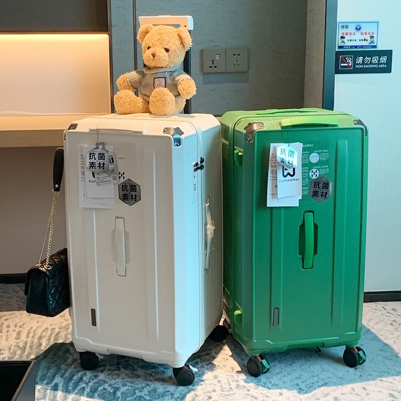 日本の大容量スーツケースジンホイール厚くしたスーツケースケースケースケースケース暗証ボックス搭乗レバーケース20インチ