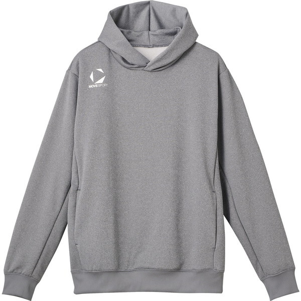 MOVESPORT ムーブスポーツ スポーツウエア フーデッドスウェット グレー L ST5SSWT0M GY01