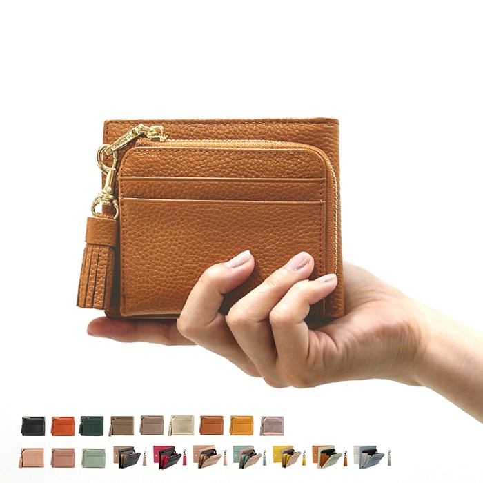 L字 ファスナー 本革 二つ折り財布 財布 二つ折り おさいふ サイフ 軽い レザー 牛革 革 レディース メンズ 小さい 小さめ コンパクト 薄い おしゃれ かわいい シンプル 同じ向き ピンク