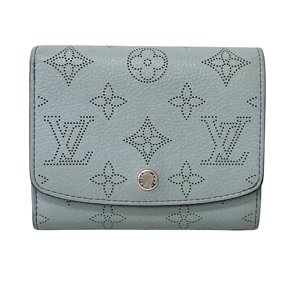 ルイヴィトン マヒナ ポルトフォイユイリスコンパクト M67406 2つ折り財布 【中古】