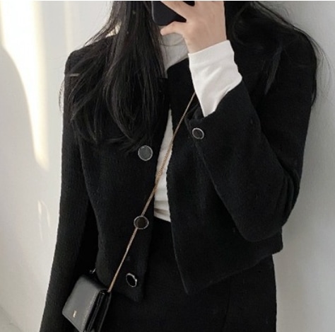 ノーカラージャケット 袖あり 長袖 爽やか 大人スタイル かわいい 大人可愛い きれいめ シンプル 大人 上品 おしゃれ かっこいい 大人可愛い 大人女子 こなれ感 キュート 爽やか ナチュラル 柄