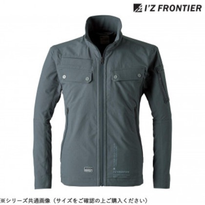 アイズフロンティア ストレッチ3Dワークジャケット 14 スチールグレー M 3020