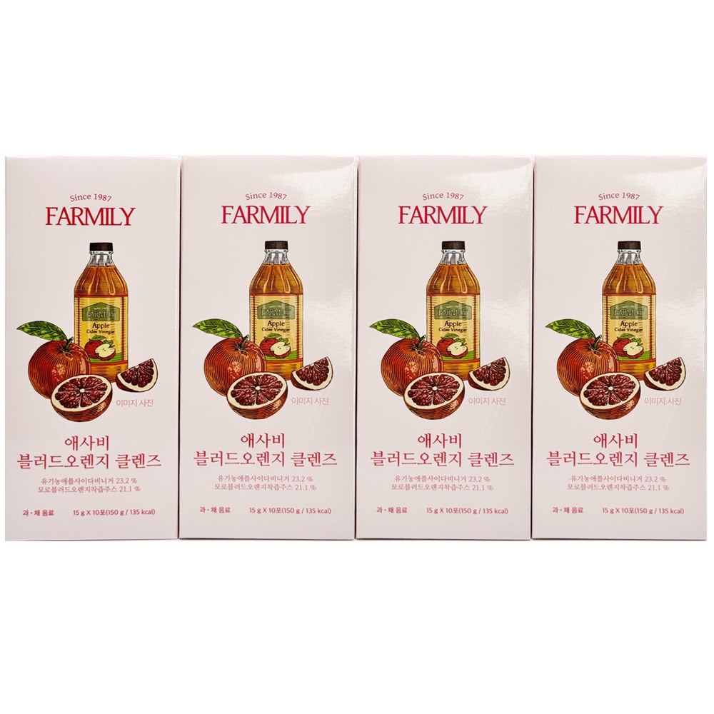 팜밀리 애사비 블러드 클렌즈 10포 x 4개