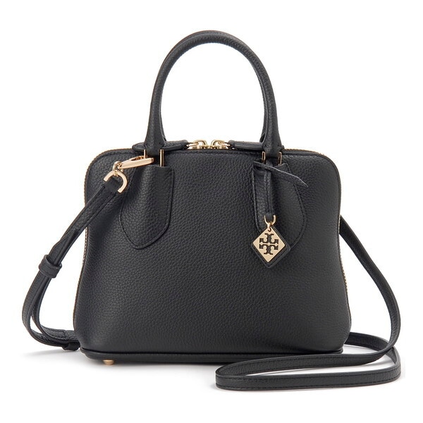 トリーバーチ ハンドバッグ ブラック 155619 001 MINI PEBBLED SWING BAG BLACK 並行輸入品