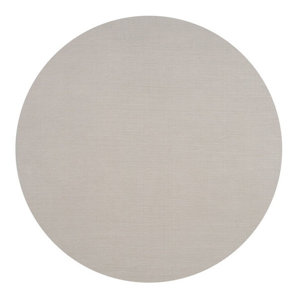 スミノエ ラグ Mハク 円形 90×90cm グレージュ 防炎 13139932-47-9090 メーカー直送