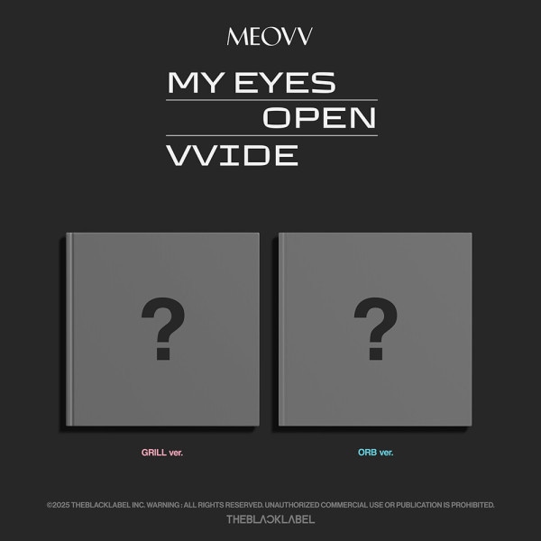(2種/セット) (PHOTOBOOK ver.) MEOVV -1st EP ALBUM MY EYES OPEN VVIDEKPOP CD