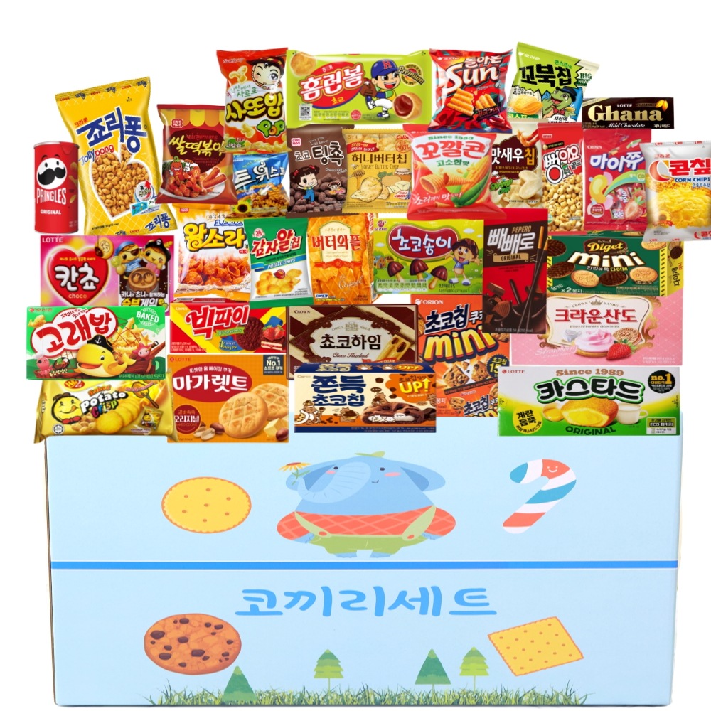 お菓子 ギフト セット 秋夕 名節 総合おやつ ボックス ゾウセット
