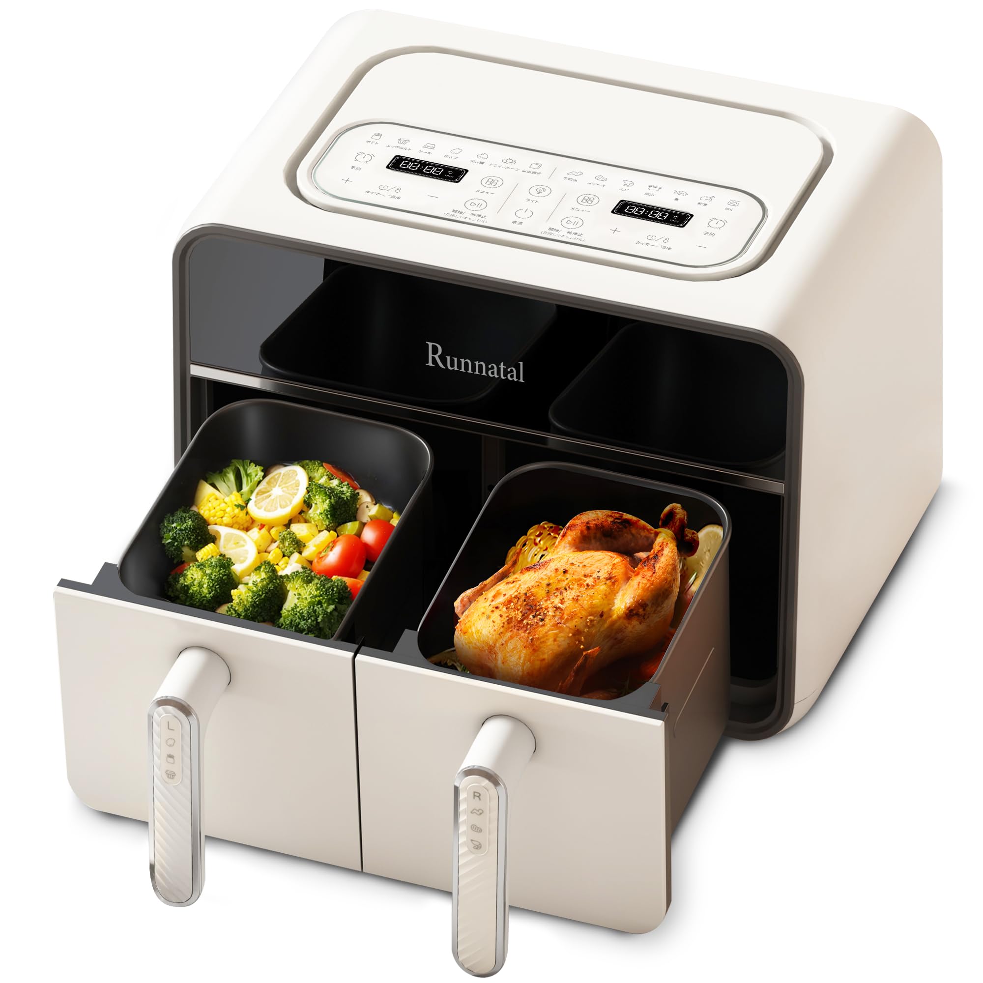 1品限り❤️ノンフライヤー 8L 大容量 エアフライヤー タッチパネル PSE認証 Amazon.co.jp: ノンフライヤー8L大容量Air fryer 電気フライヤー