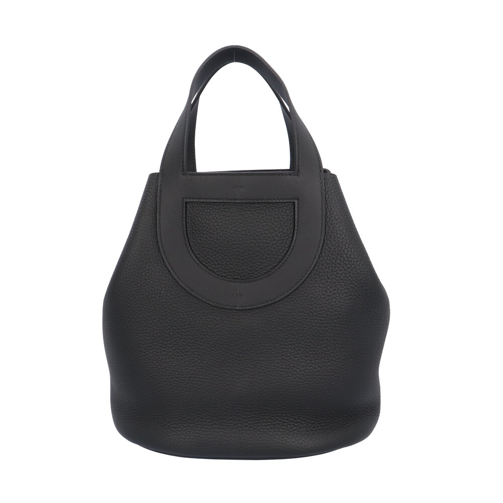 エルメス インザループ 23 ハンドバッグ トリヨンクレマンス ブラック HERMES 中古 美品